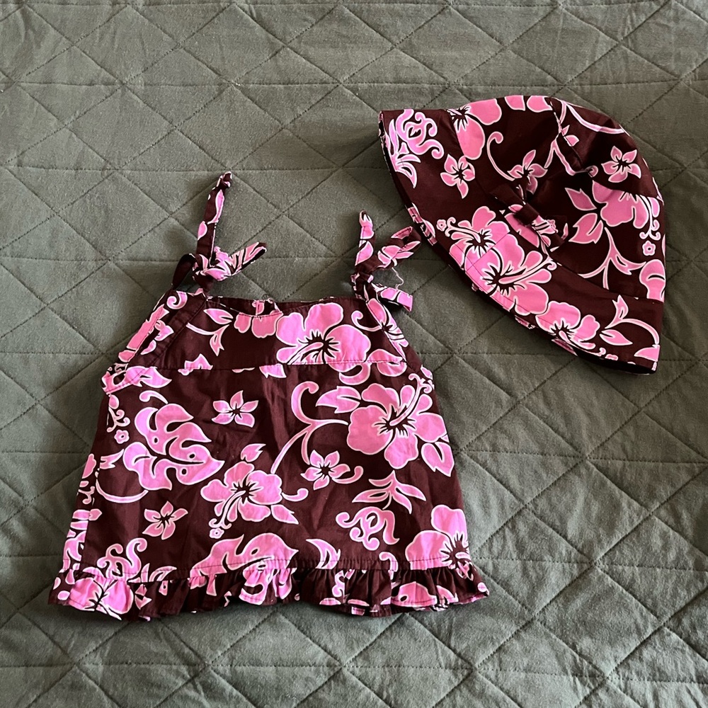 2T Tank Top and Bucket Hat Set